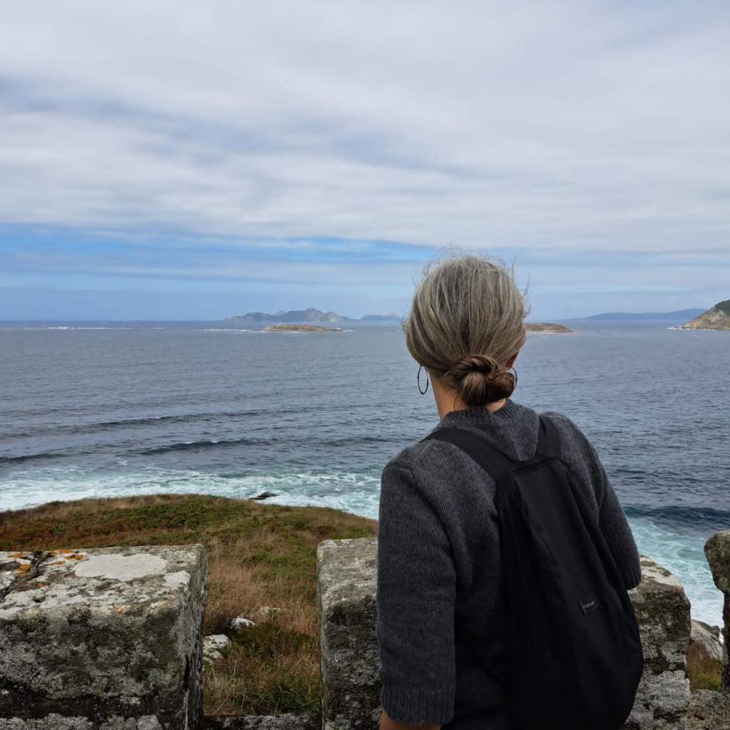 Woman looking out to sea. Sera James Irvine